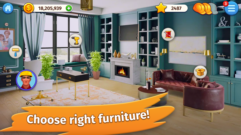 #1. Design Mania: Slots & Decor (iOS) 由: GameGoApps Ltd.
