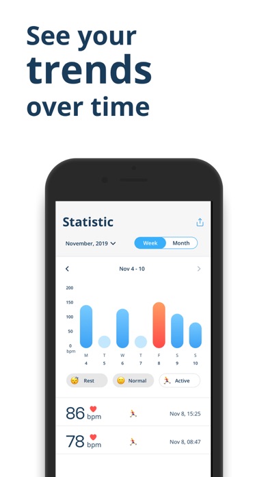 Heart Rate Monitor - Pulse HR Screenshot