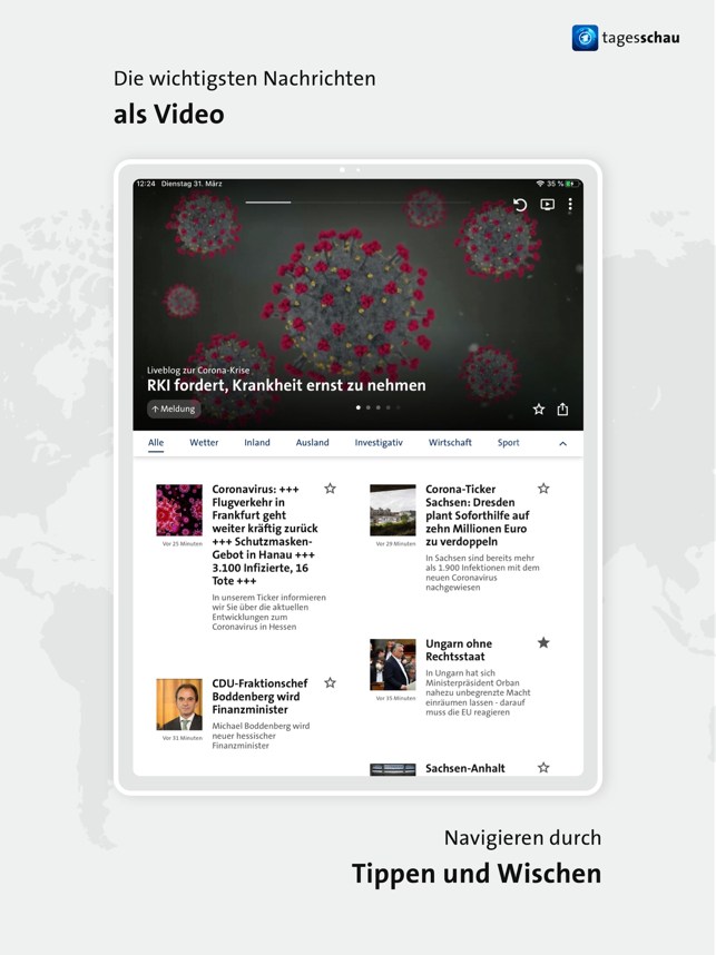 ‎tagesschau - Nachrichten Screenshot