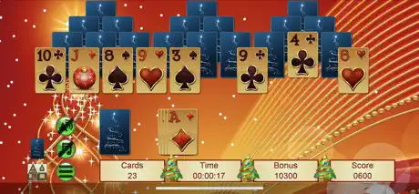 Xmas TriPeaks Card Solitaire