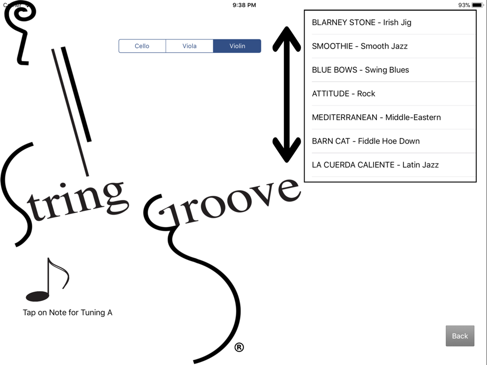 #2. String Groove (iOS) Podle: EDGAR GABRIEL