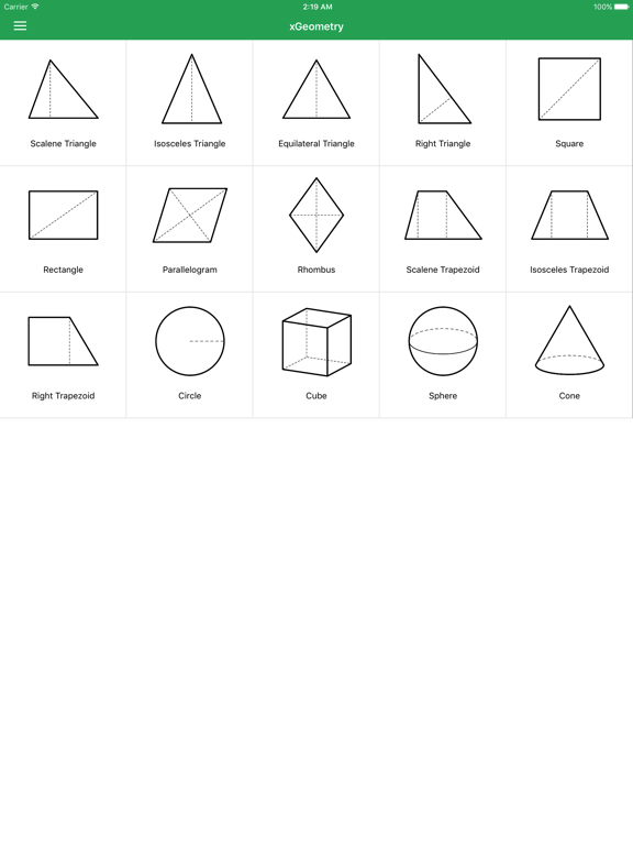 Screenshot #4 pour xGeometry - Geometry Solver
