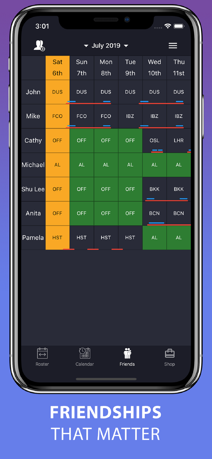 SkyCrew - Airlines Roster