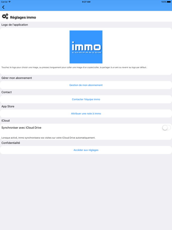 Immo Companion iPad screenshot 6 - Productivity app