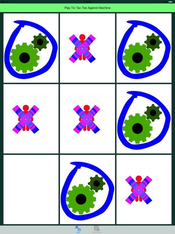 Tic-Tac-Toe against machine