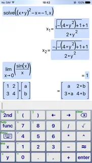 symcalc - symbolic calculator iphone screenshot 2