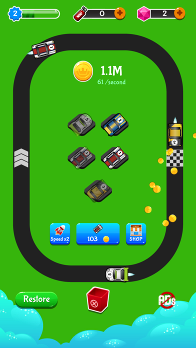 Merge Racing Cars screenshot 1