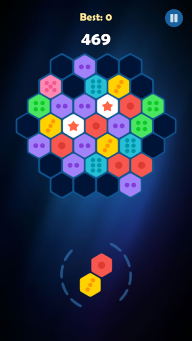Screenshot #1 pour Hex Merge!