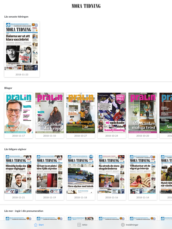Screenshot #4 pour Mora Tidning e-tidning