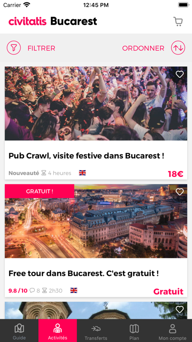 Screenshot #3 pour Guide de Bucarest Civitatis