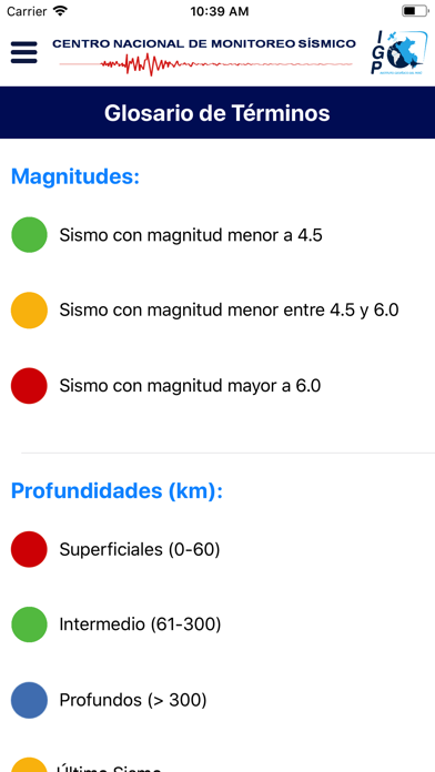 Sismos Perú Screenshot