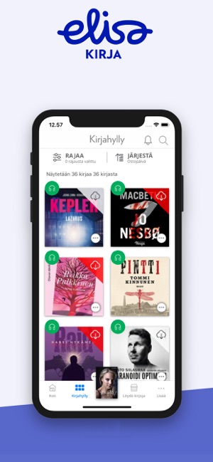 Elisa Kirja App Storessa