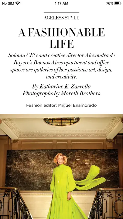 Harper's BAZAAR Magazine US iPhone Screenshot 5