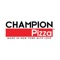 With the Champion Pizza To Go mobile app, ordering food for takeout has never been easier