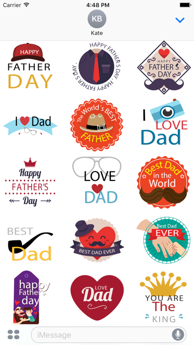 Screenshot #4 for Happy Father's Day Sticker
