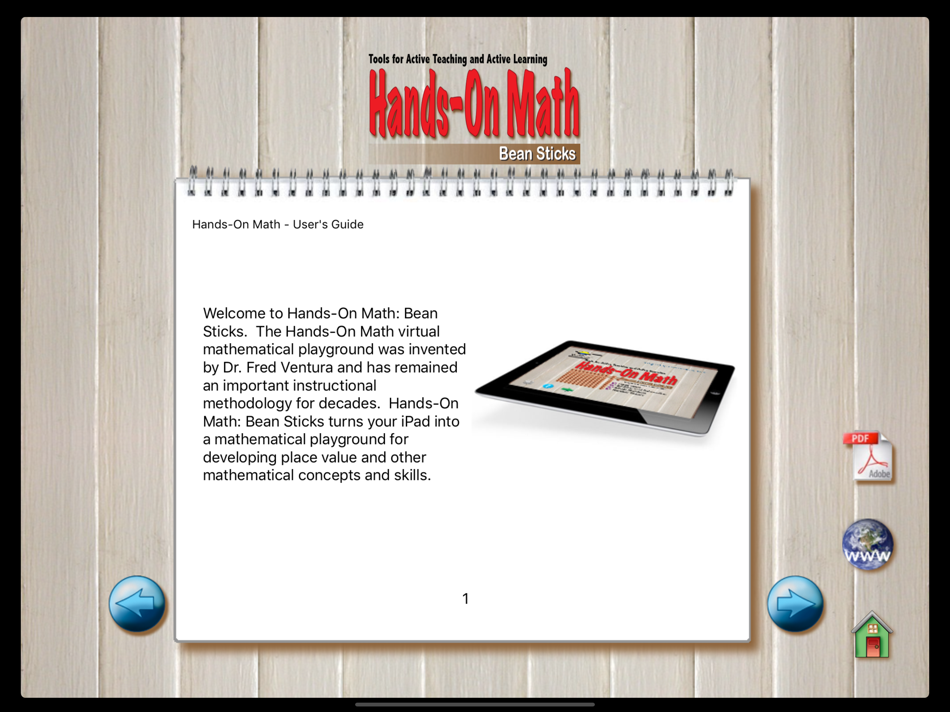 #3. Hands-On Math: Bean Sticks (iOS) Podle: Ventura Educational Systems