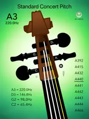 afinador de violonchelo pro ipad capturas de pantalla 1
