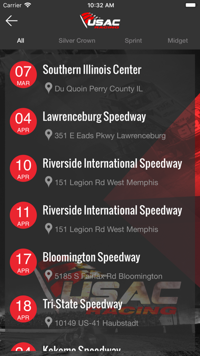 USAC Racing Screenshot 4 - AppWisp.com USAC Racing Screenshot 4 - AppWisp.com