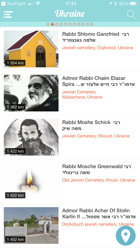 #2. Rabbimap (iOS) 由: Raphael Maman