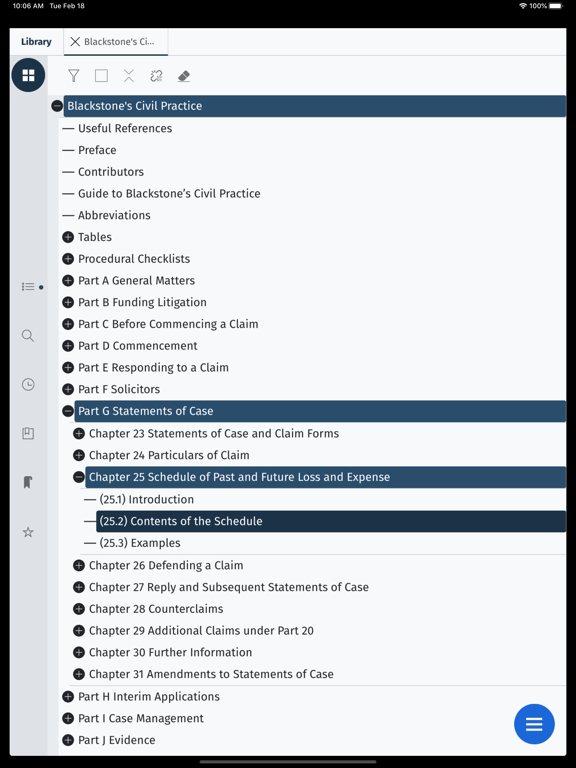OUP - LawReader iPad screenshot