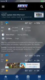 kbtx pinpoint weather iphone screenshot 4