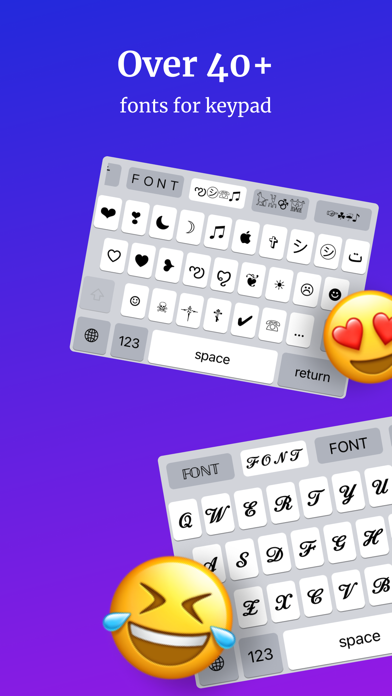 My Fonts: Fancy Keyboard Fonts Screenshot