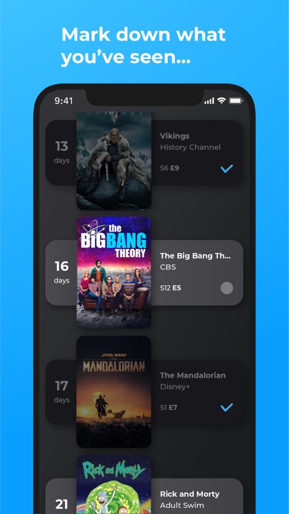 Watched - Track Your Shows screenshot-3