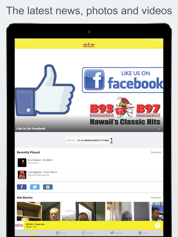 Screenshot #4 pour B97/B93  Classic Hits