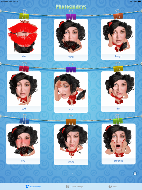 PhotoSmileys iPad screenshot