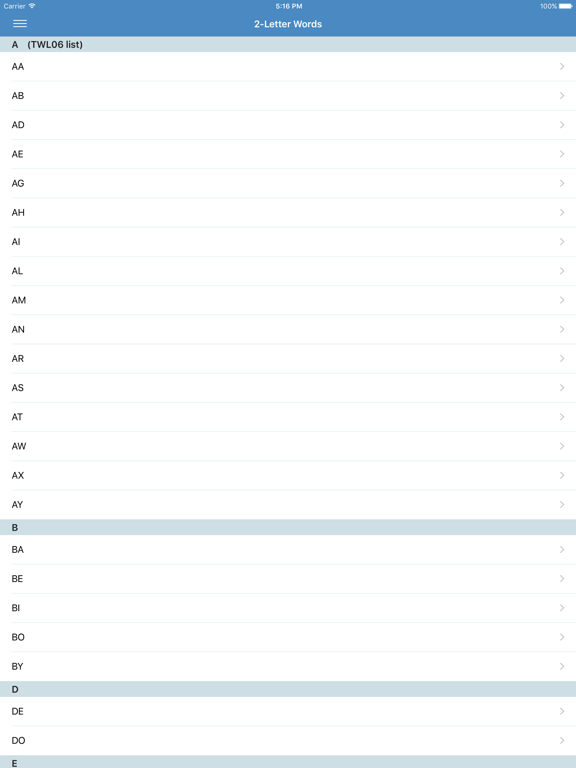 Screenshot #4 pour 2-Letter Words