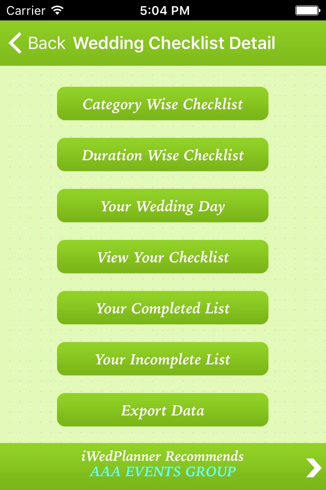 Wedding Planner iWedPlanner screenshot 4