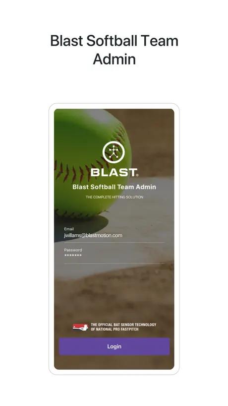 Blast Softball Team Admin