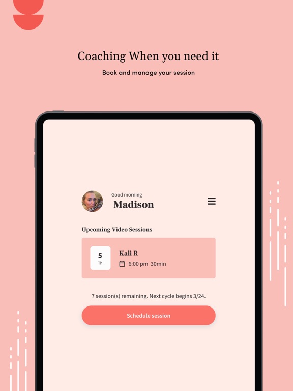 Blush Life Coaching iPad screenshot 4 - Health & Fitness app