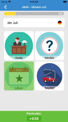 Game screenshot Wordzie Német Szótanító apk