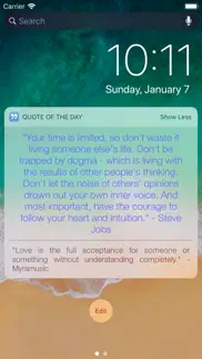 How to cancel & delete quote of the day widget 2