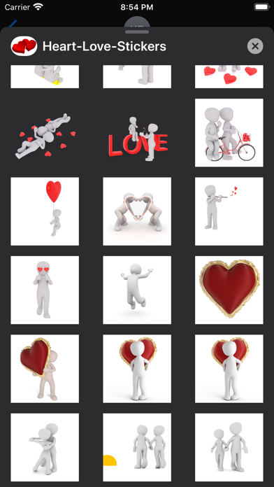 Valentines Emoji screenshot 3