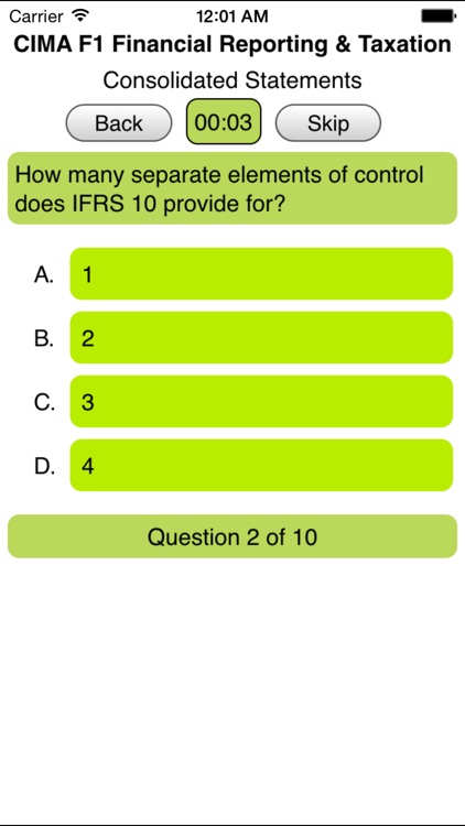 CIMA F1 Fin. Reporting & Tax screenshot-4