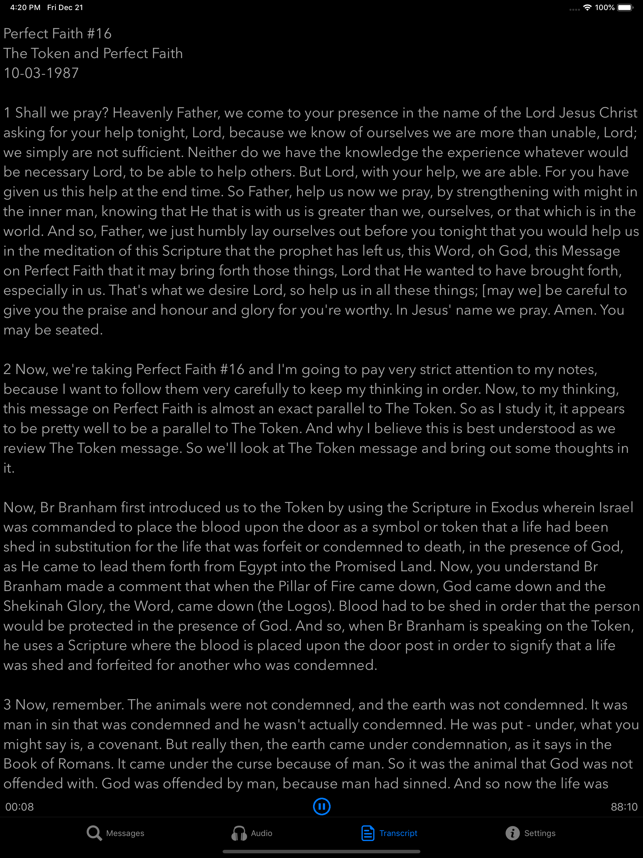 Rapture Process