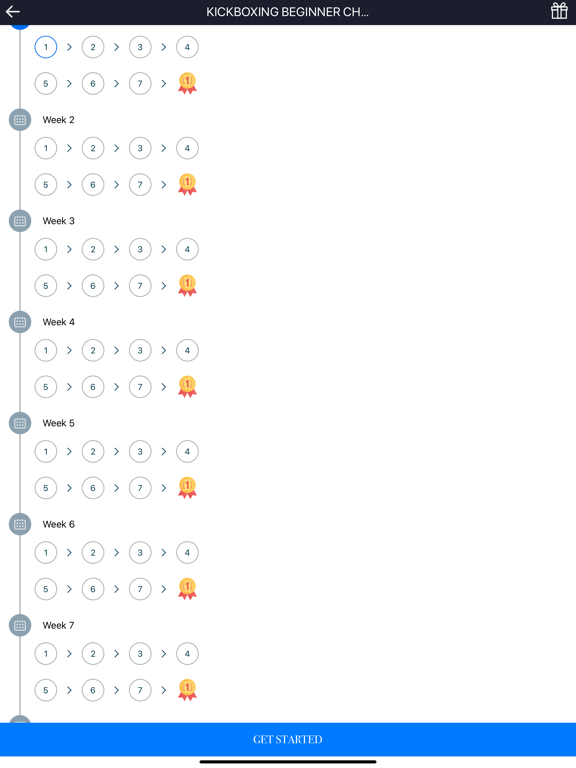 Kickboxing Fitness Trainer iPad screenshot 4 - Health & Fitness app