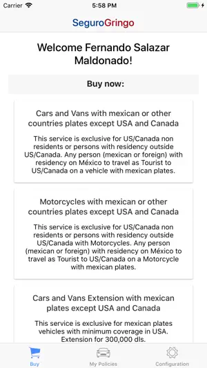 SeguroGringo Auto Insurance screenshot 2
