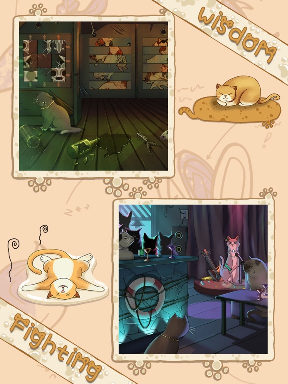 Escape Games:cat will be hero iPad screenshot