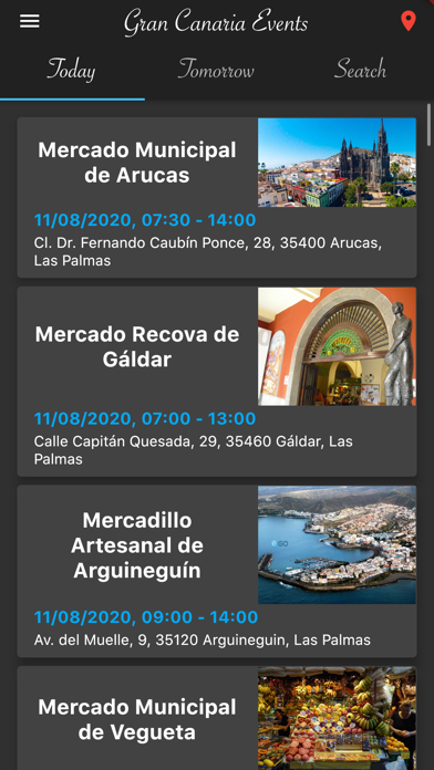 Gran Canaria Events Screenshot