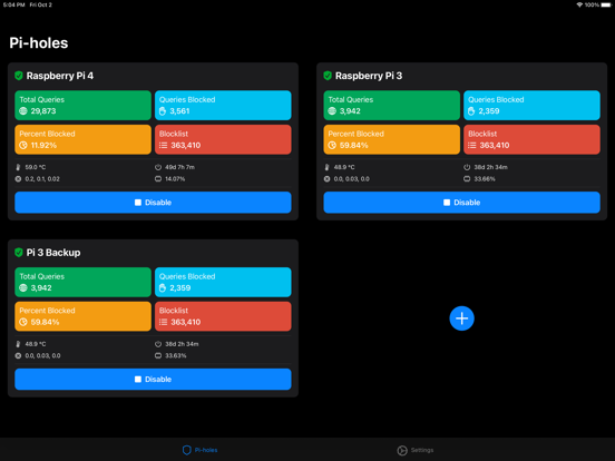 Screenshot #4 pour Pi Stats Mobile