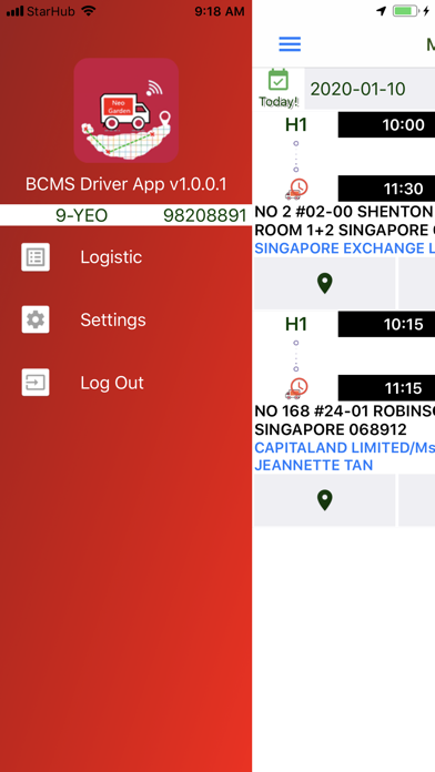 BCMS Delivery App screenshot 3