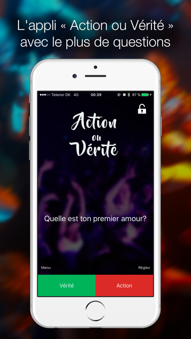 Screenshot #1 pour Action ou Vérité - Jeu a boire