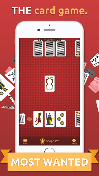 Screenshot #1 pour Scopa Pro - THE card game