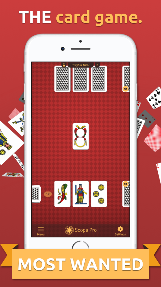 #1. Scopa Pro - THE card game (iOS) 由: Appsmob