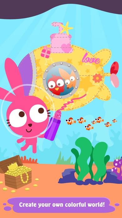 Purple Pink Coloring Fun Screenshot