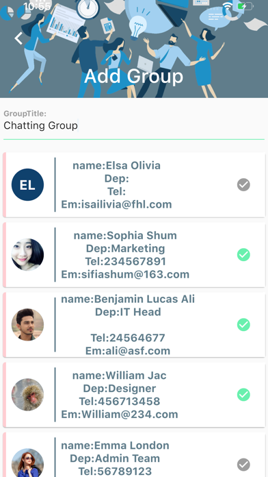 TeamsUp Screenshot
