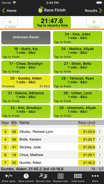 Webscorer Race Timer screenshot-3